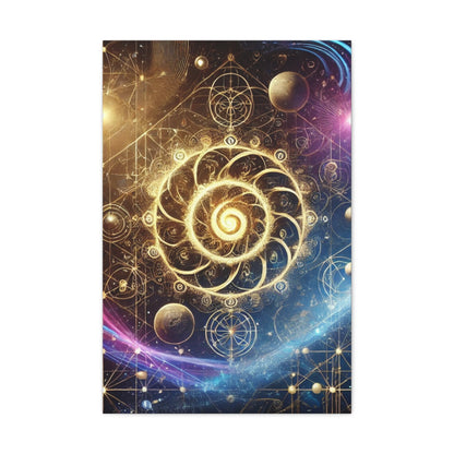 Sacred Geometry Art Canvas Ed. 65