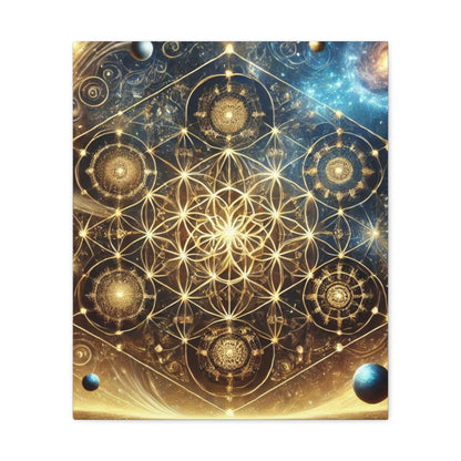 Sacred Geometry Art Canvas Ed. 76