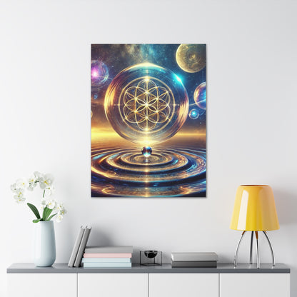 Sacred Geometry Art Canvas Ed. 23