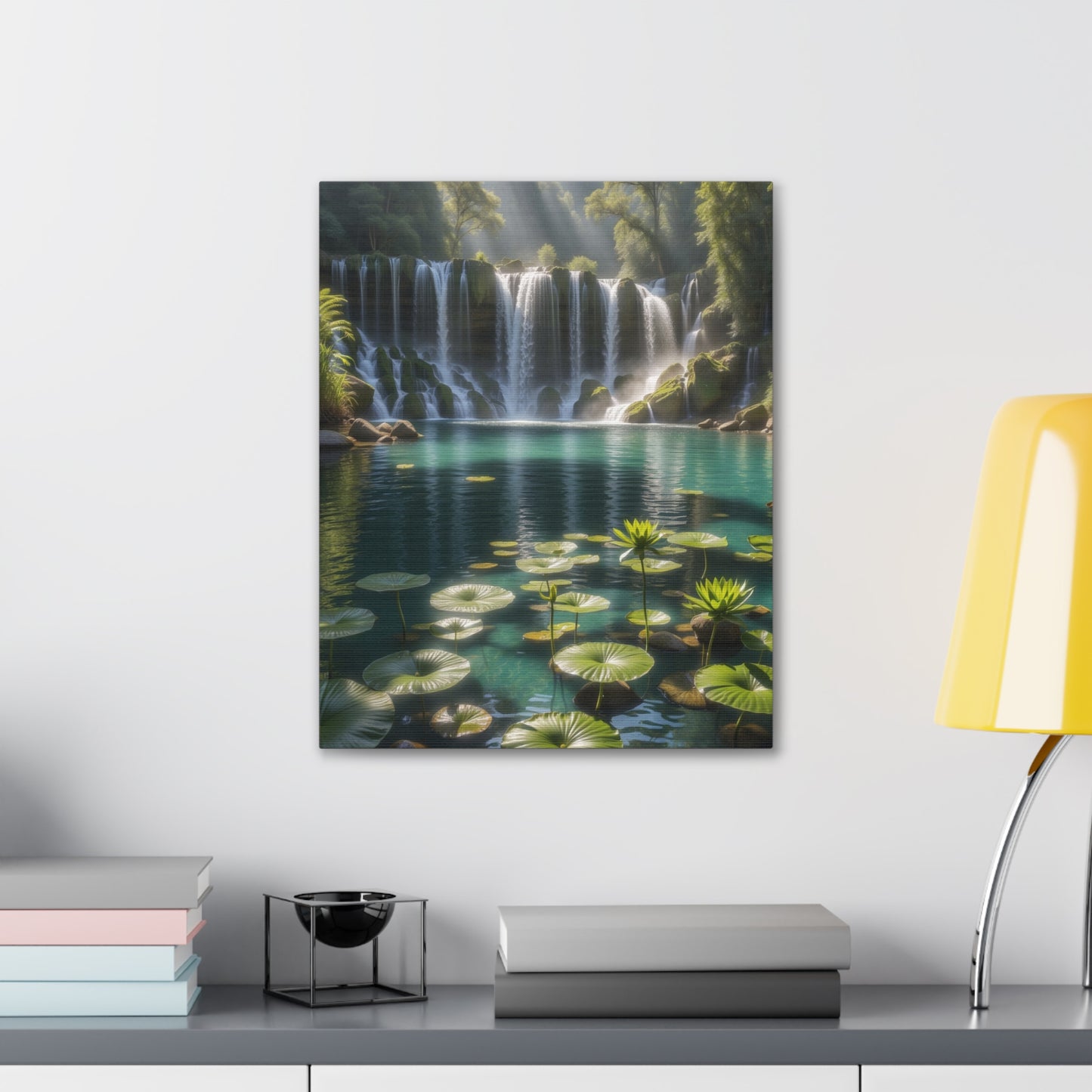 Majestic Waterfalls Art Canvas Ed. 24