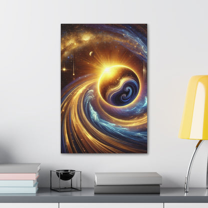 Energetic Orbs Art Canvas Ed. 17