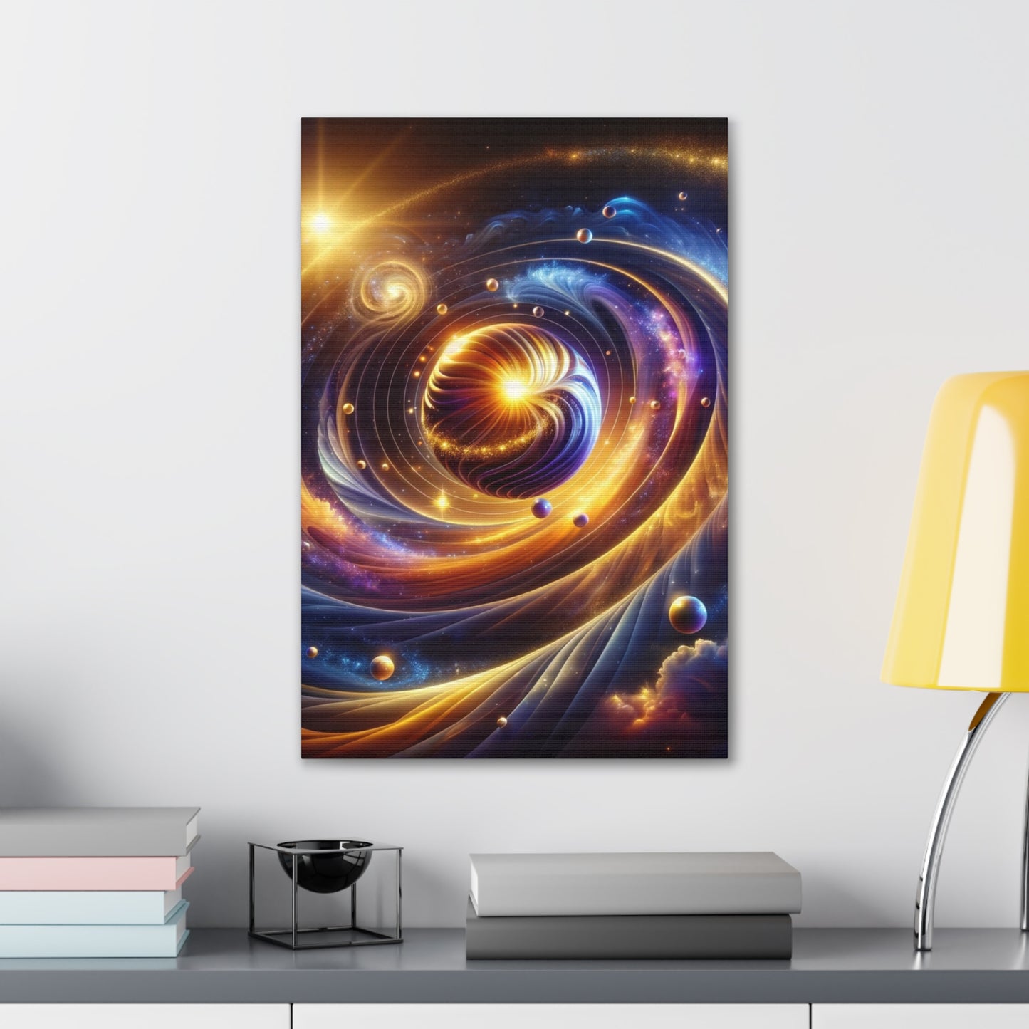 Energetic Orbs Art Canvas Ed. 5