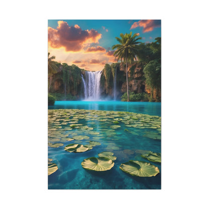 Majestic Waterfalls Art Canvas Ed. 39