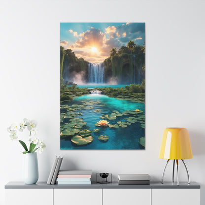 Majestic Waterfalls Art Canvas Ed. 42