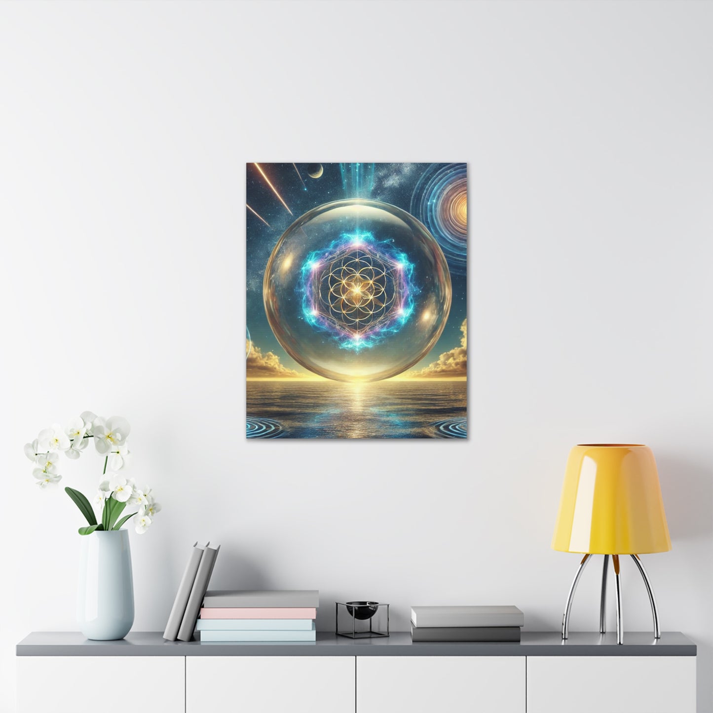 Sacred Geometry Art Canvas Ed. 18