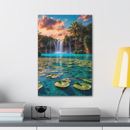 Majestic Waterfalls Art Canvas Ed. 40