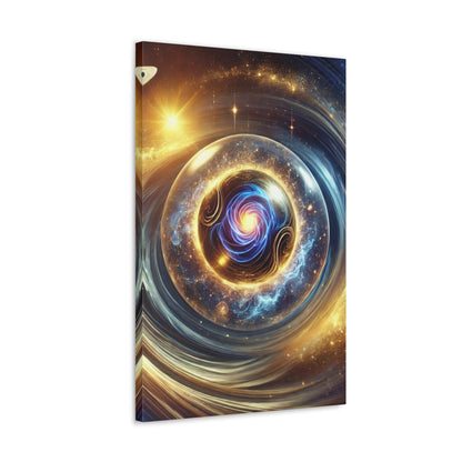 Energetic Orbs Art Canvas Ed. 14