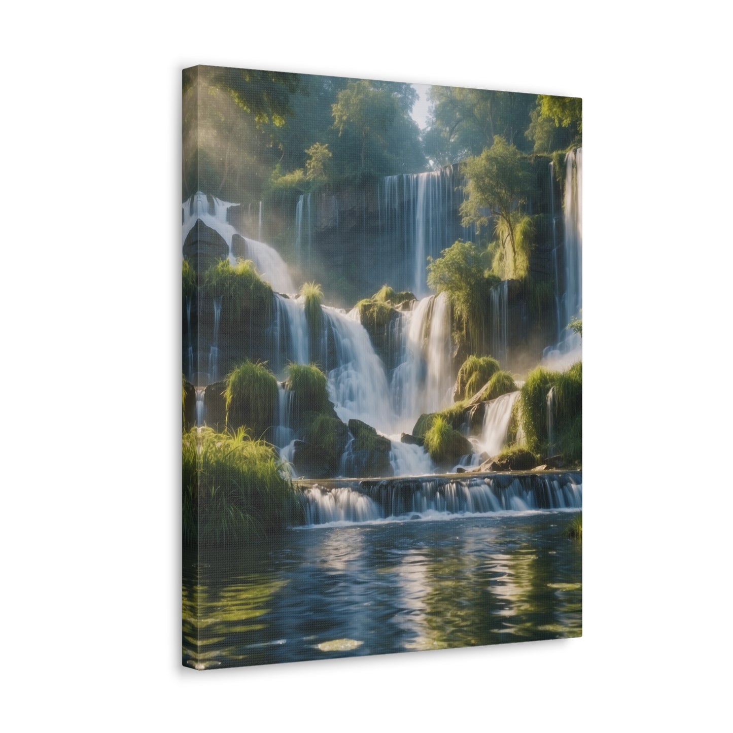 Majestic Waterfalls Art Canvas Ed. 11