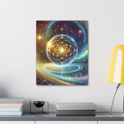 Sacred Geometry Art Canvas Ed. 56