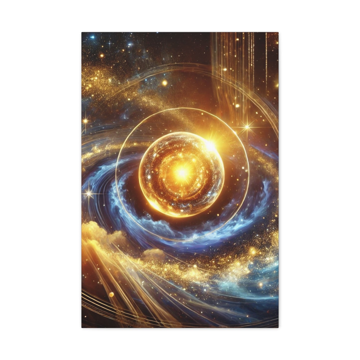 Energetic Orbs Art Canvas Ed. 16