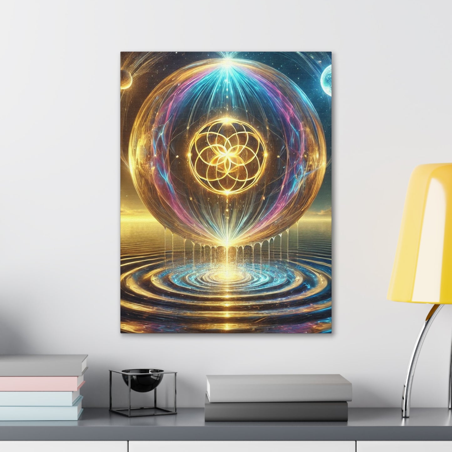 Sacred Geometry Art Canvas Ed. 27