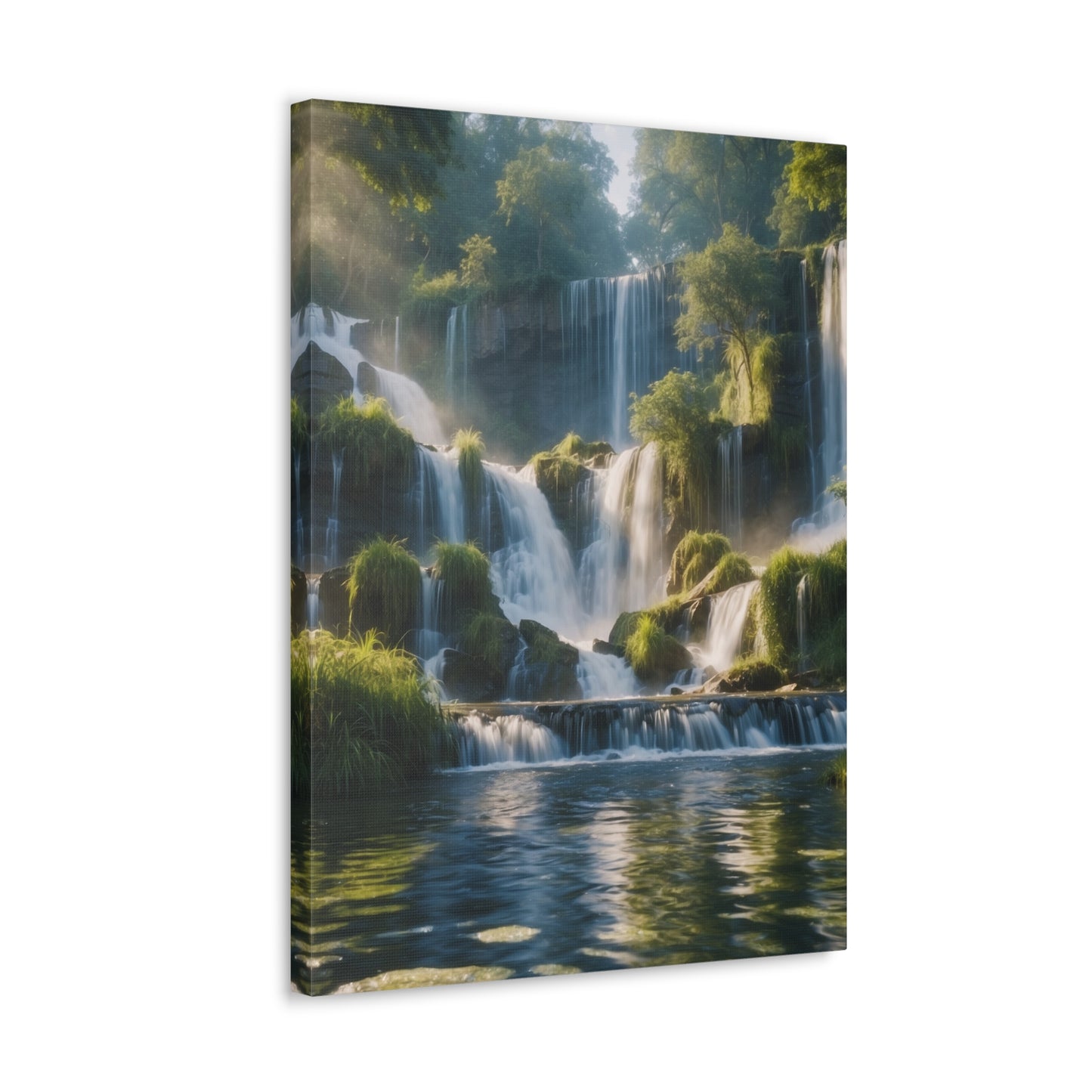 Majestic Waterfalls Art Canvas Ed. 11