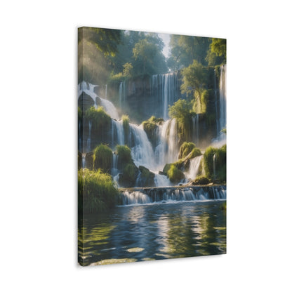 Majestic Waterfalls Art Canvas Ed. 11