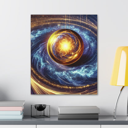 Energetic Orbs Art Canvas Ed. 10