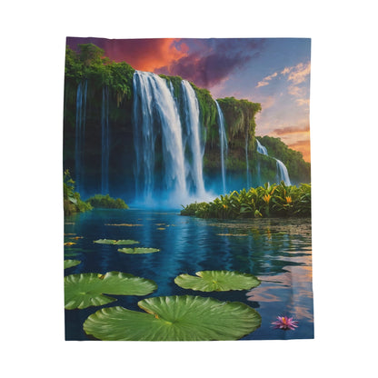 Blissful Lotus Ed. 3 | Velveteen Plush Blanket