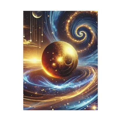 Energetic Orbs Art Canvas Ed. 6