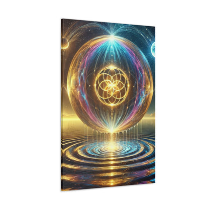 Sacred Geometry Art Canvas Ed. 27