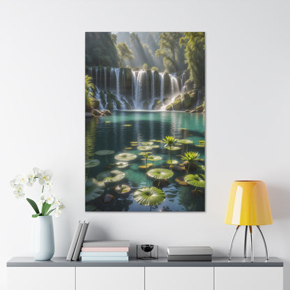 Majestic Waterfalls Art Canvas Ed. 24