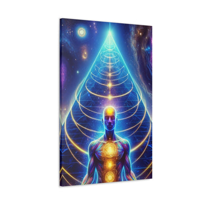 Quantum Entanglement Art Canvas Ed. 4