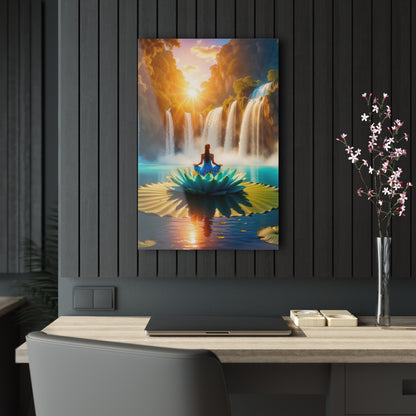 Blissful Lotus Acrylic Print Ed. 15