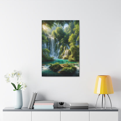 Majestic Waterfalls Art Canvas Ed. 3