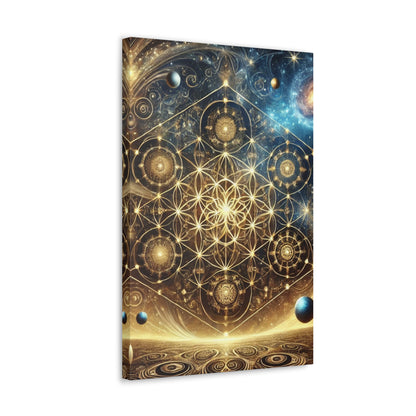 Sacred Geometry Art Canvas Ed. 76