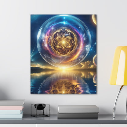 Sacred Geometry Art Canvas Ed. 15