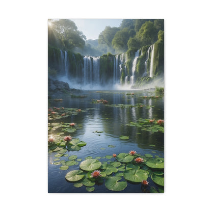 Majestic Waterfalls Art Canvas Ed. 7