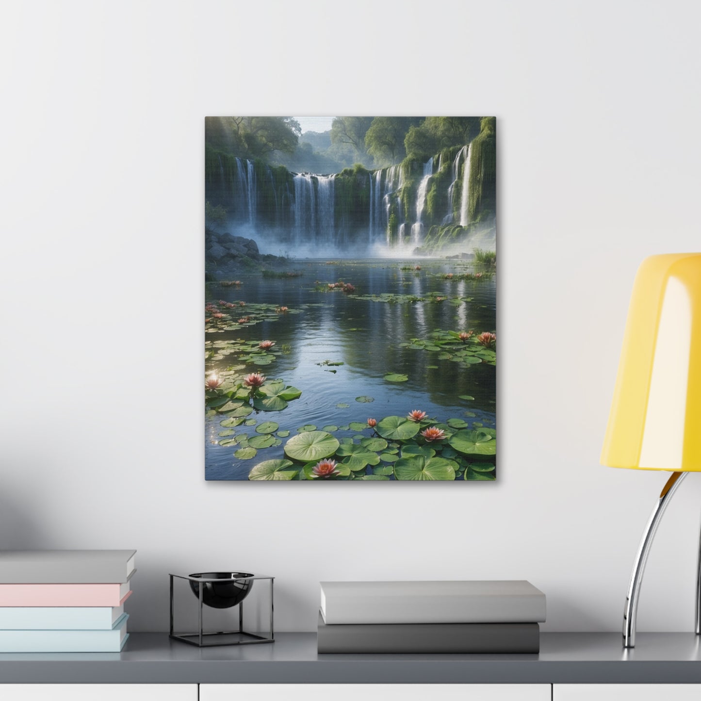 Majestic Waterfalls Art Canvas Ed. 7