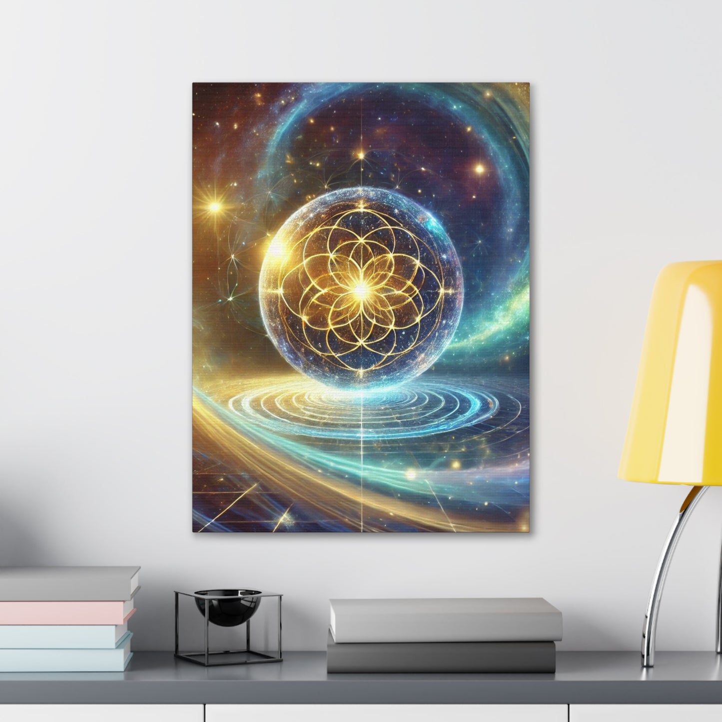 Sacred Geometry Art Canvas Ed. 56