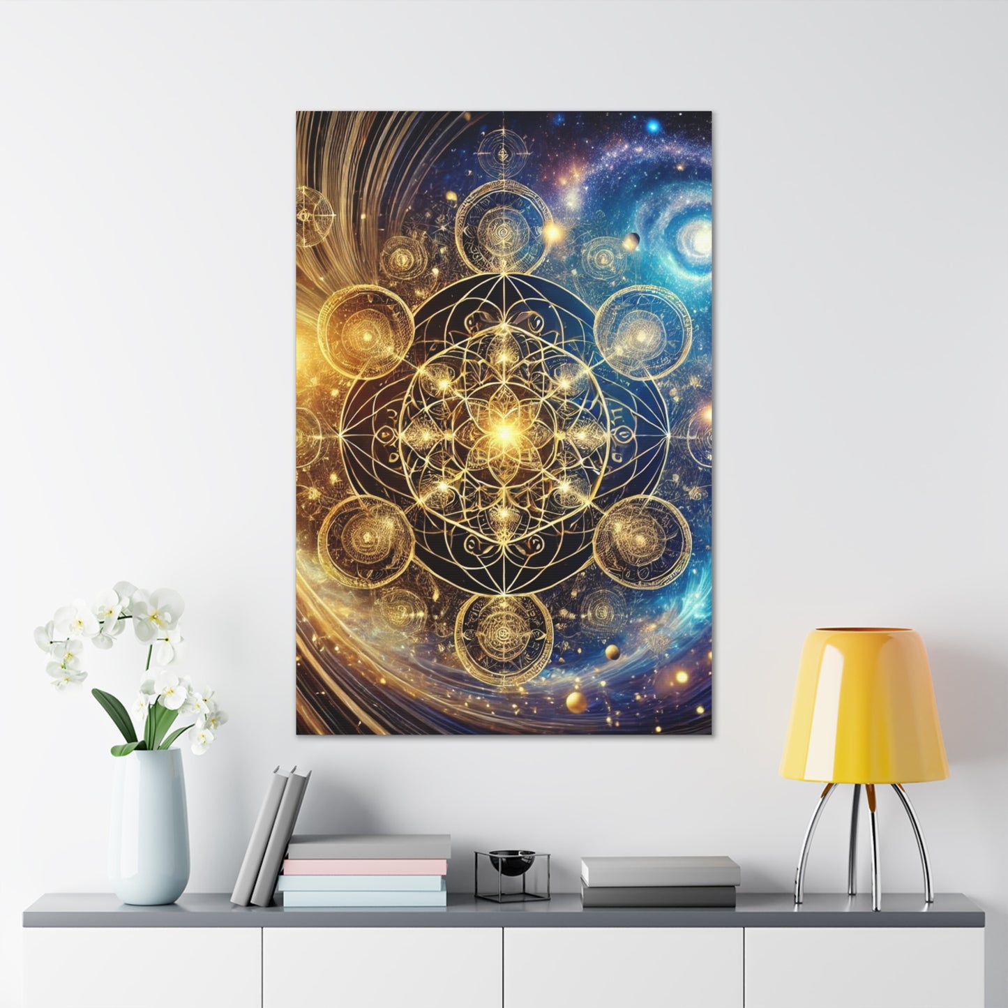 Sacred Geometry Art Canvas Ed. 67