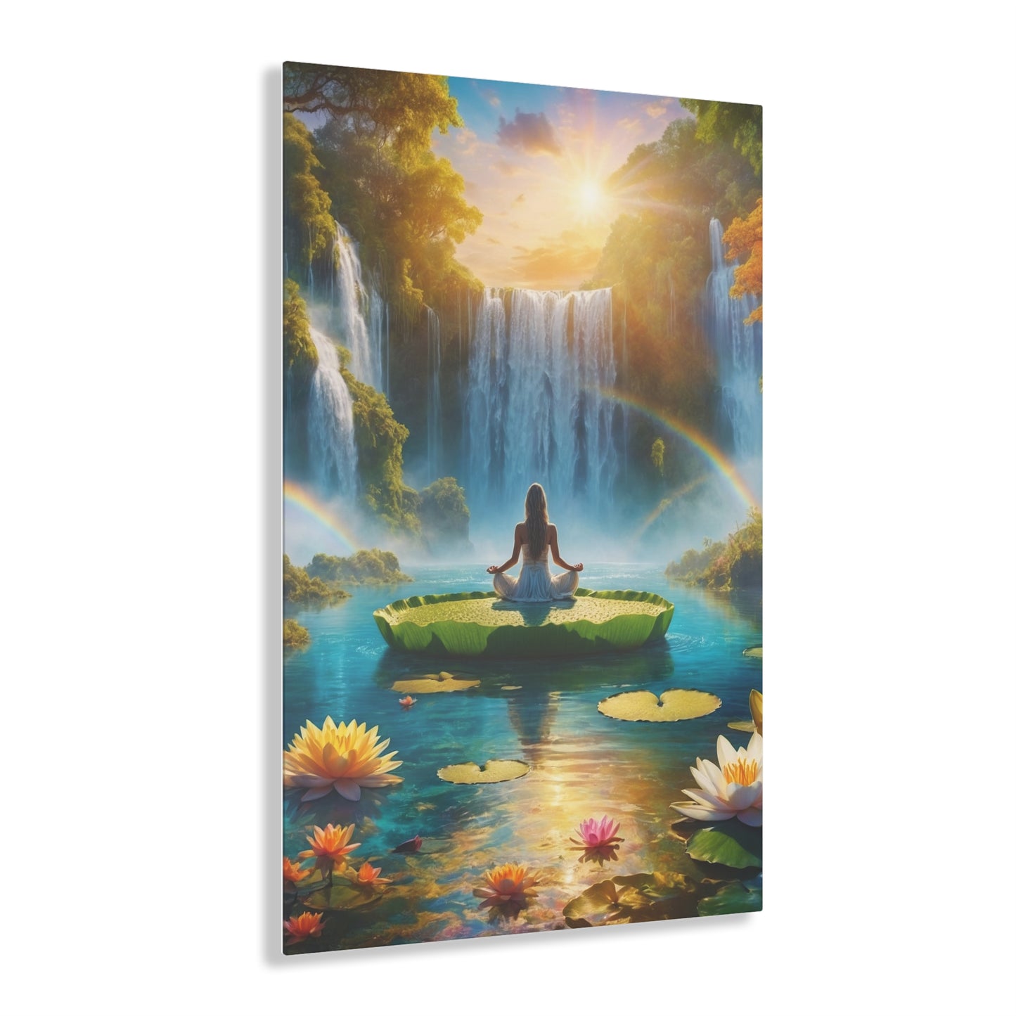 Blissful Lotus Acrylic Print Ed. 18