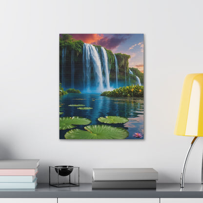 Blissful Lotus Art Canvas Ed. 3