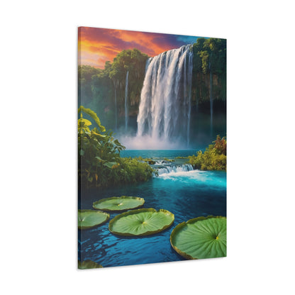 Majestic Waterfalls Art Canvas Ed. 47