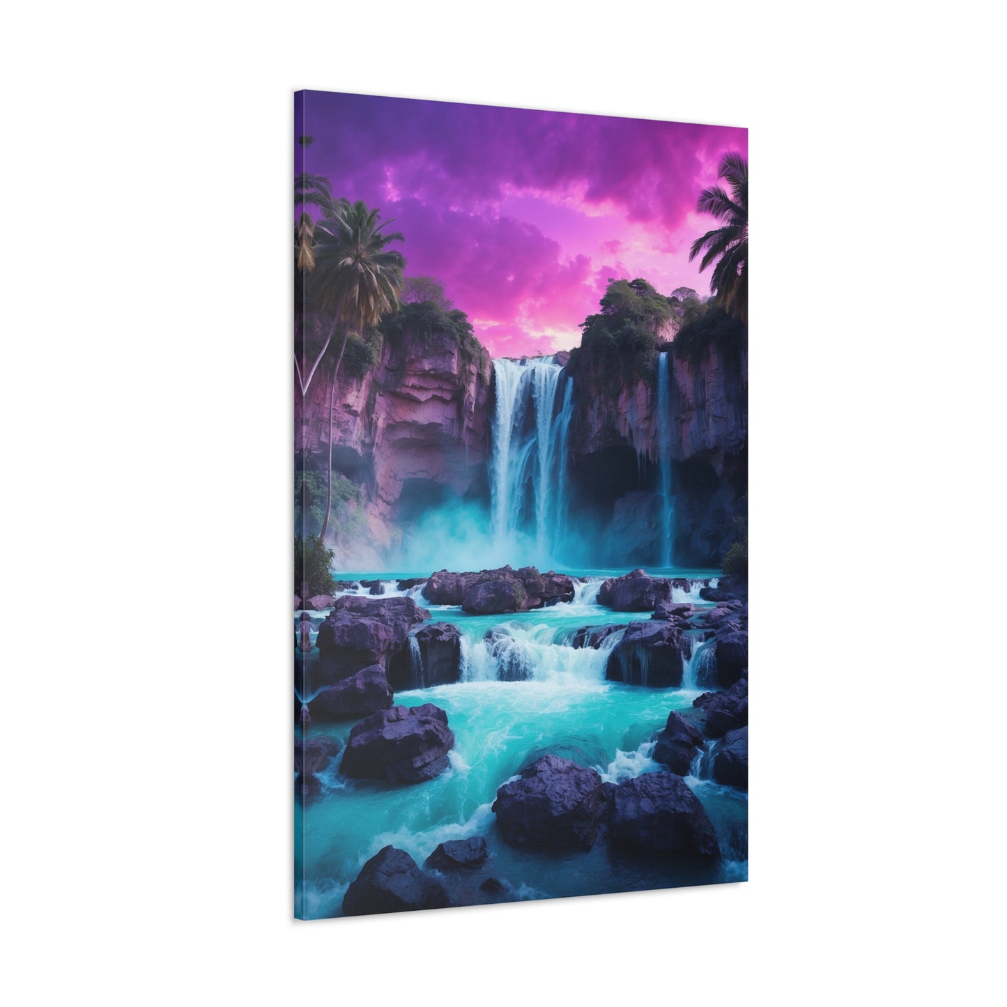 Majestic Waterfalls Art Canvas Ed. 30