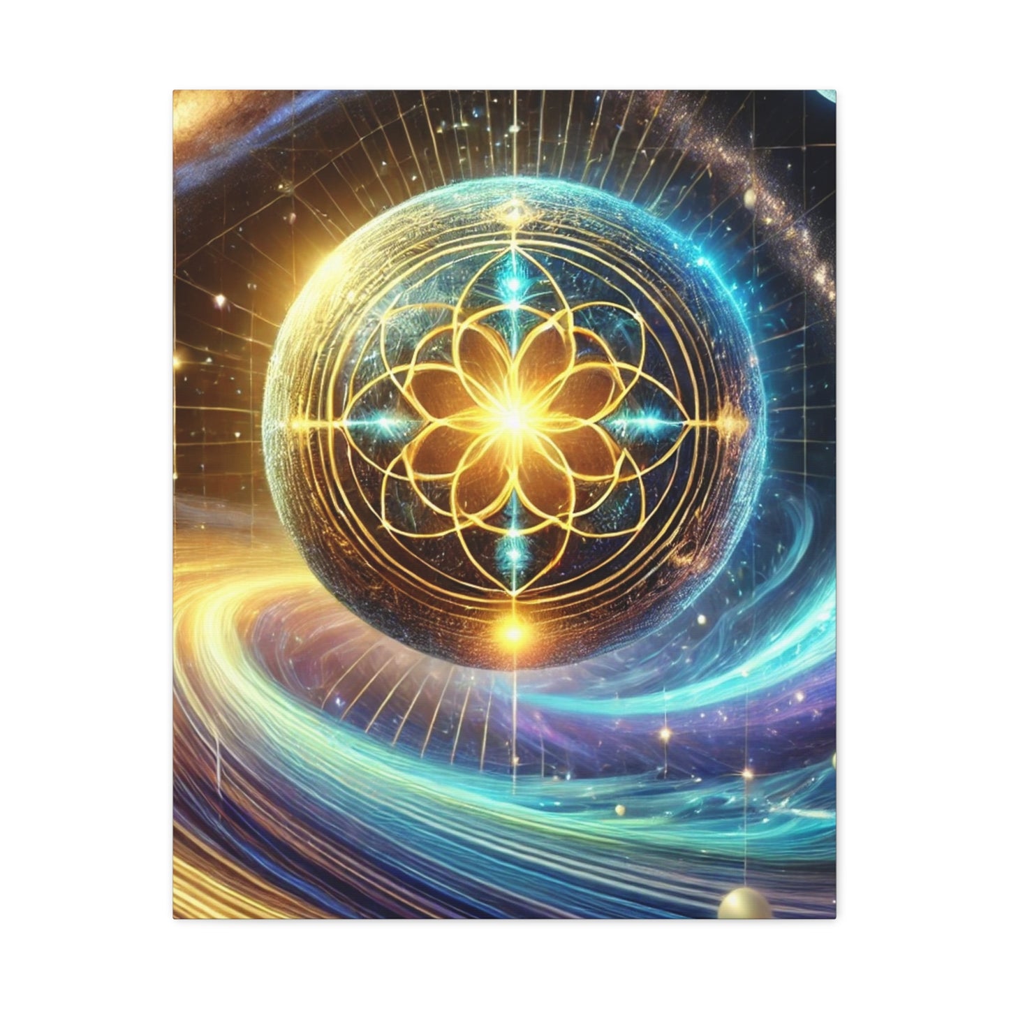 Sacred Geometry Art Canvas Ed. 55