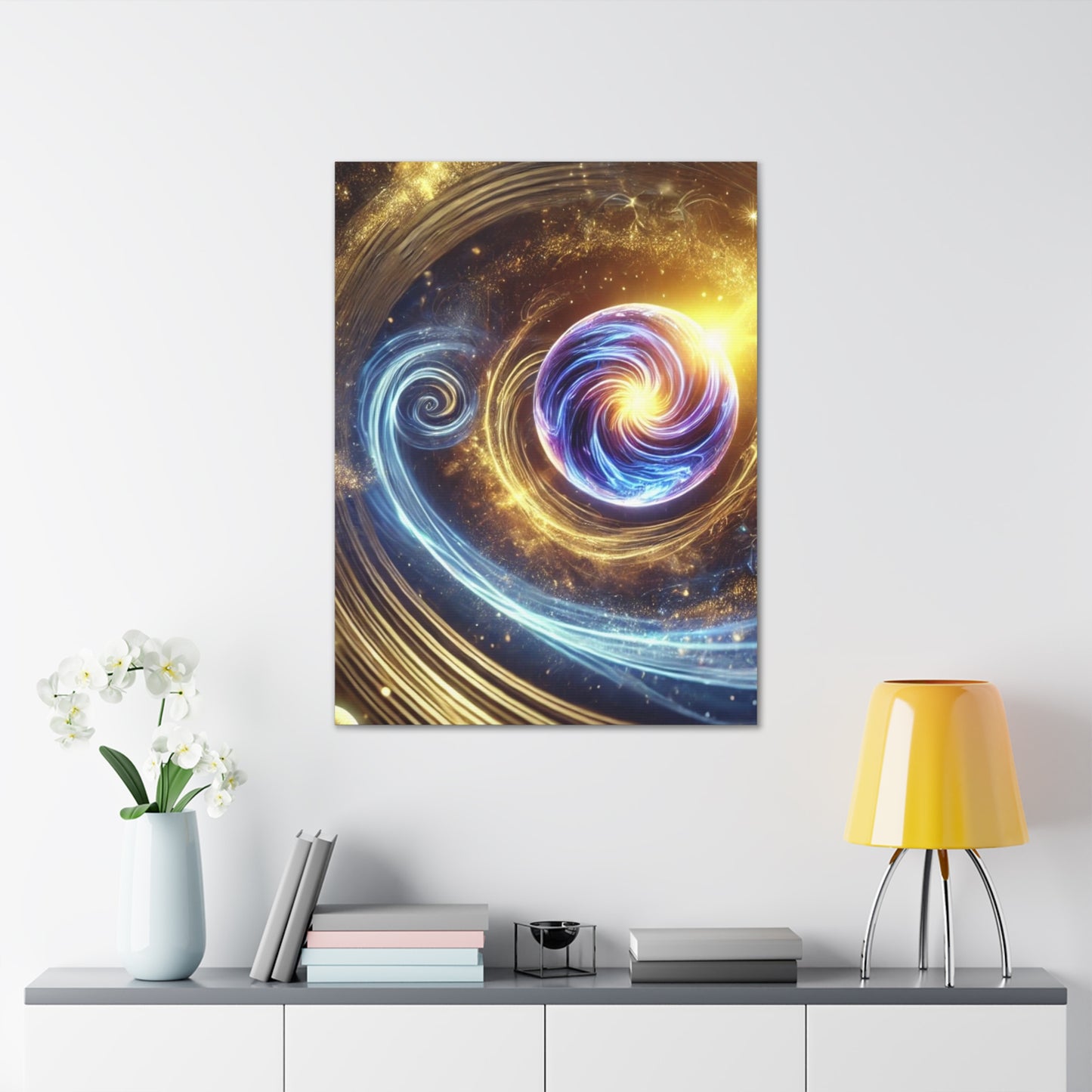 Energetic Orbs Art Canvas Ed. 15