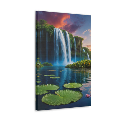 Blissful Lotus Art Canvas Ed. 3