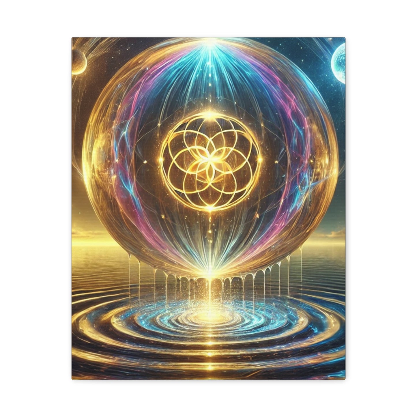 Sacred Geometry Art Canvas Ed. 27