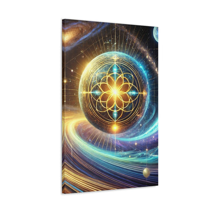 Sacred Geometry Art Canvas Ed. 55