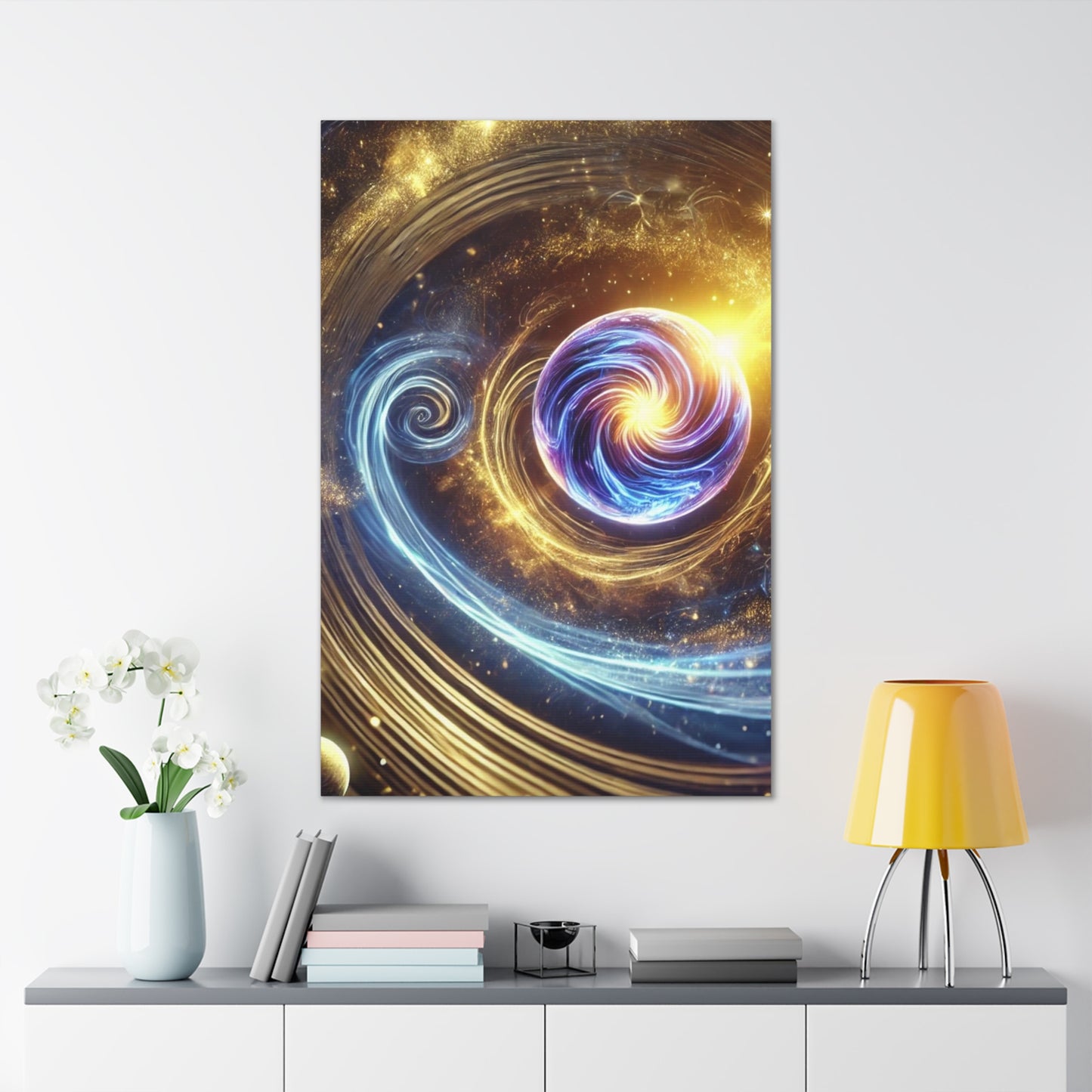 Energetic Orbs Art Canvas Ed. 15