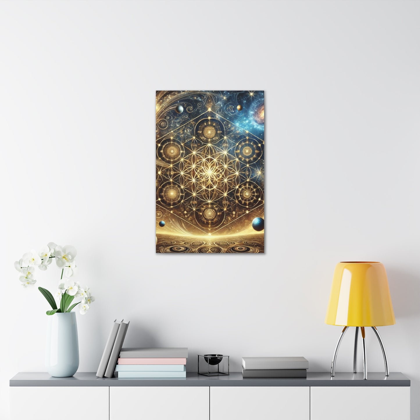 Sacred Geometry Art Canvas Ed. 76