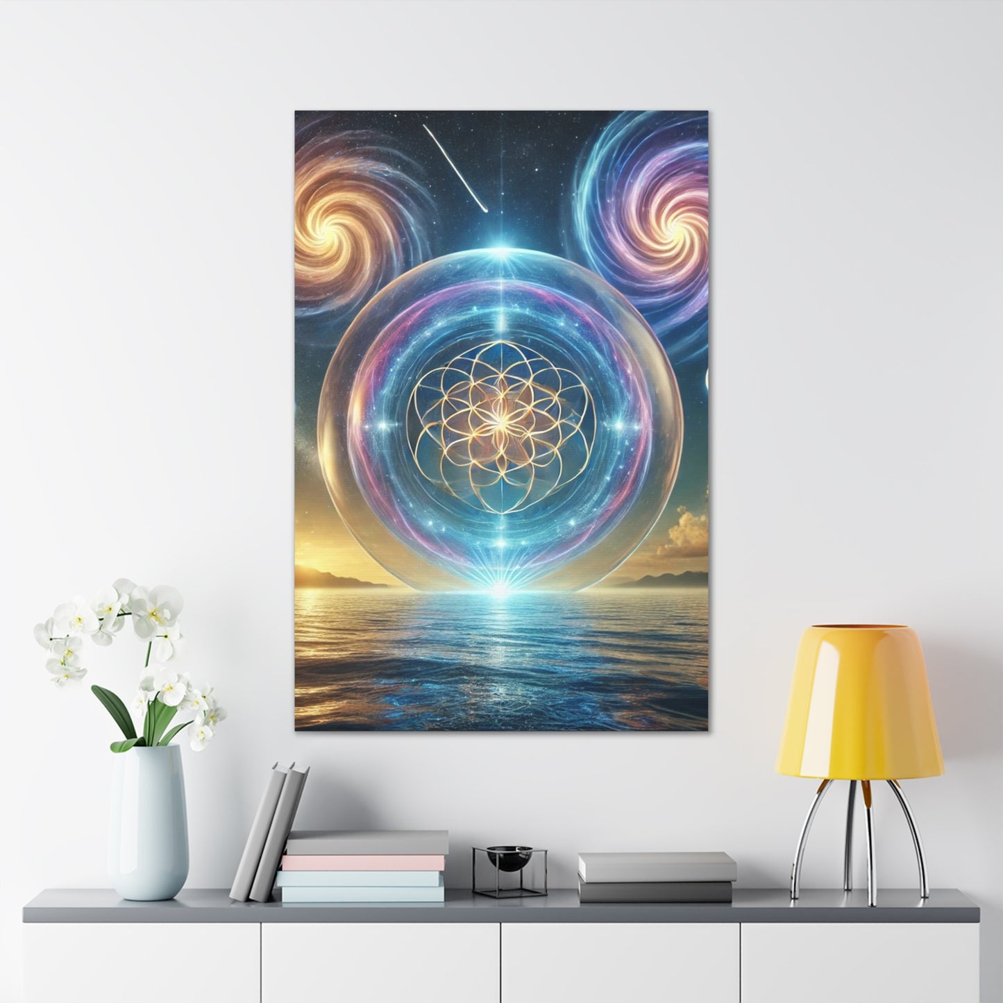 Sacred Geometry Art Canvas Ed. 19