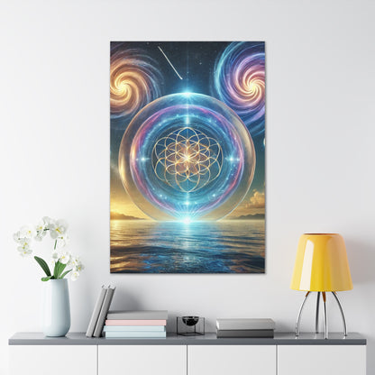 Sacred Geometry Art Canvas Ed. 19