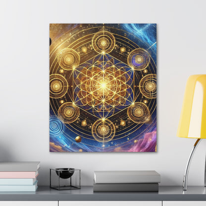 Sacred Geometry Art Canvas Ed. 68