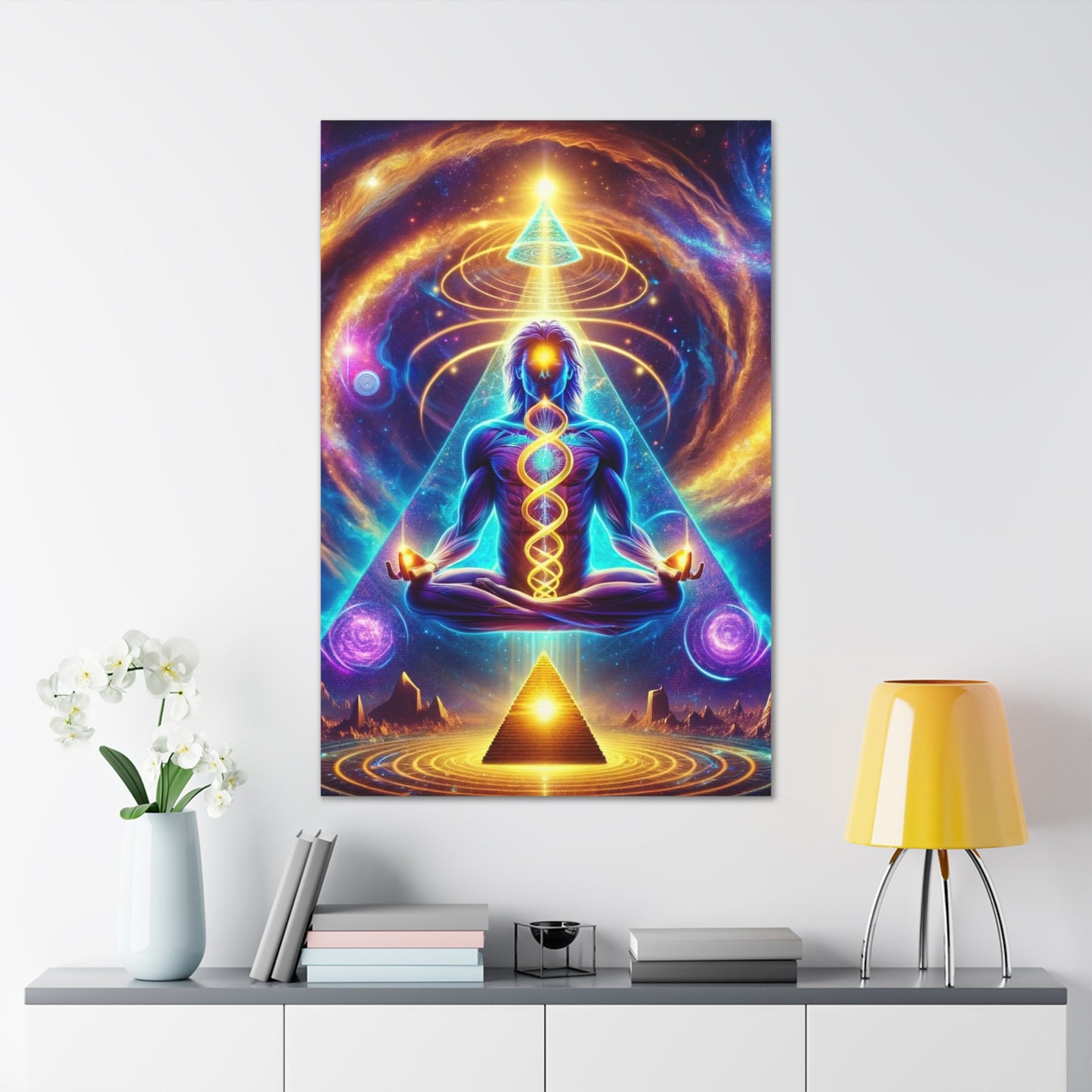 Quantum Entanglement Art Canvas Ed. 10