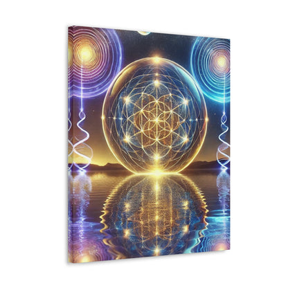 Sacred Geometry Art Canvas Ed. 17