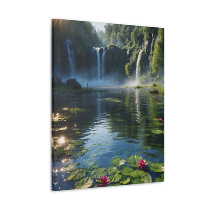 Majestic Waterfalls Art Canvas Ed. 6