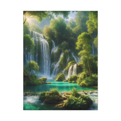 Majestic Waterfalls Art Canvas Ed. 5