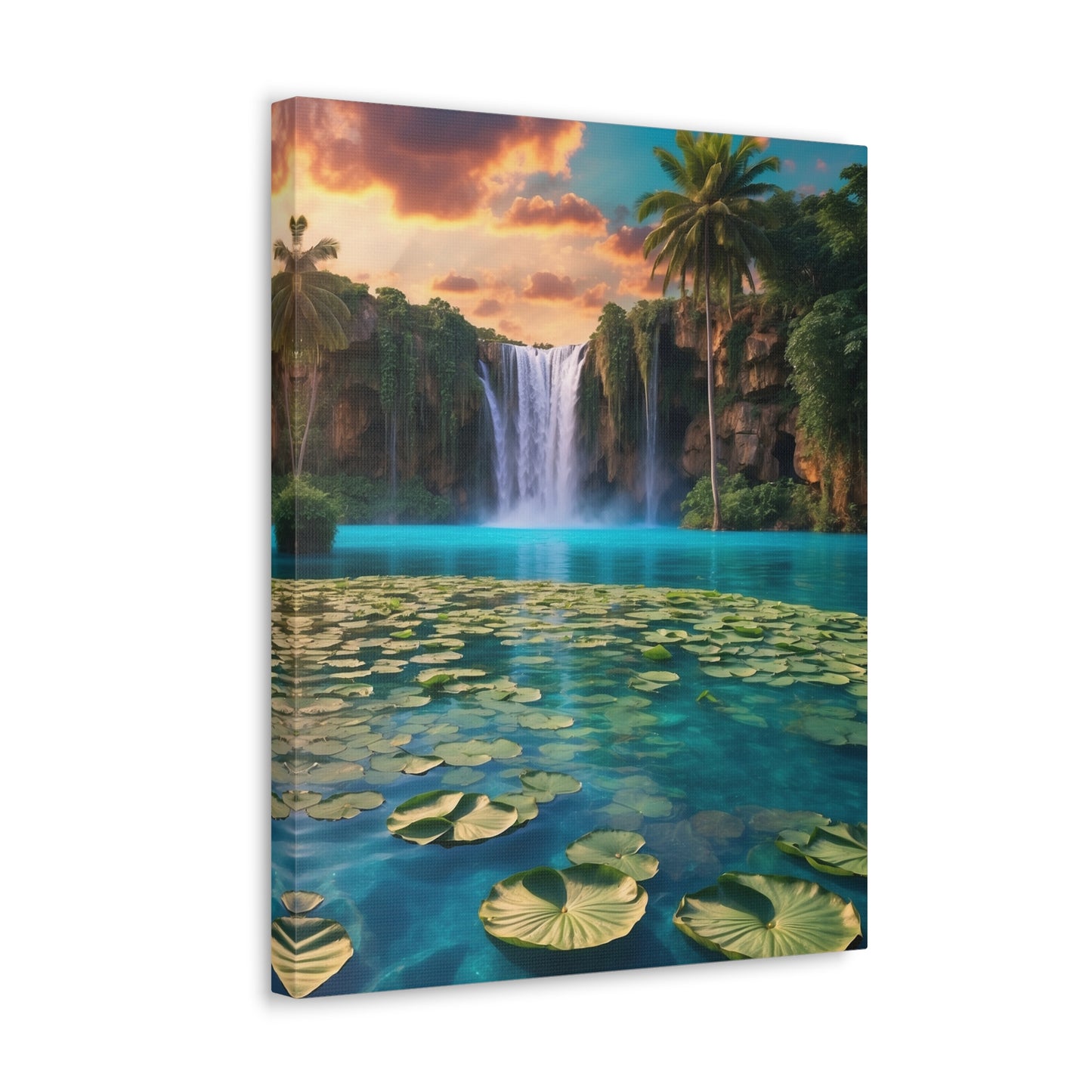 Majestic Waterfalls Art Canvas Ed. 39